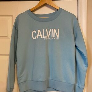 Calvin Klein Light Blue Crewneck Sweater